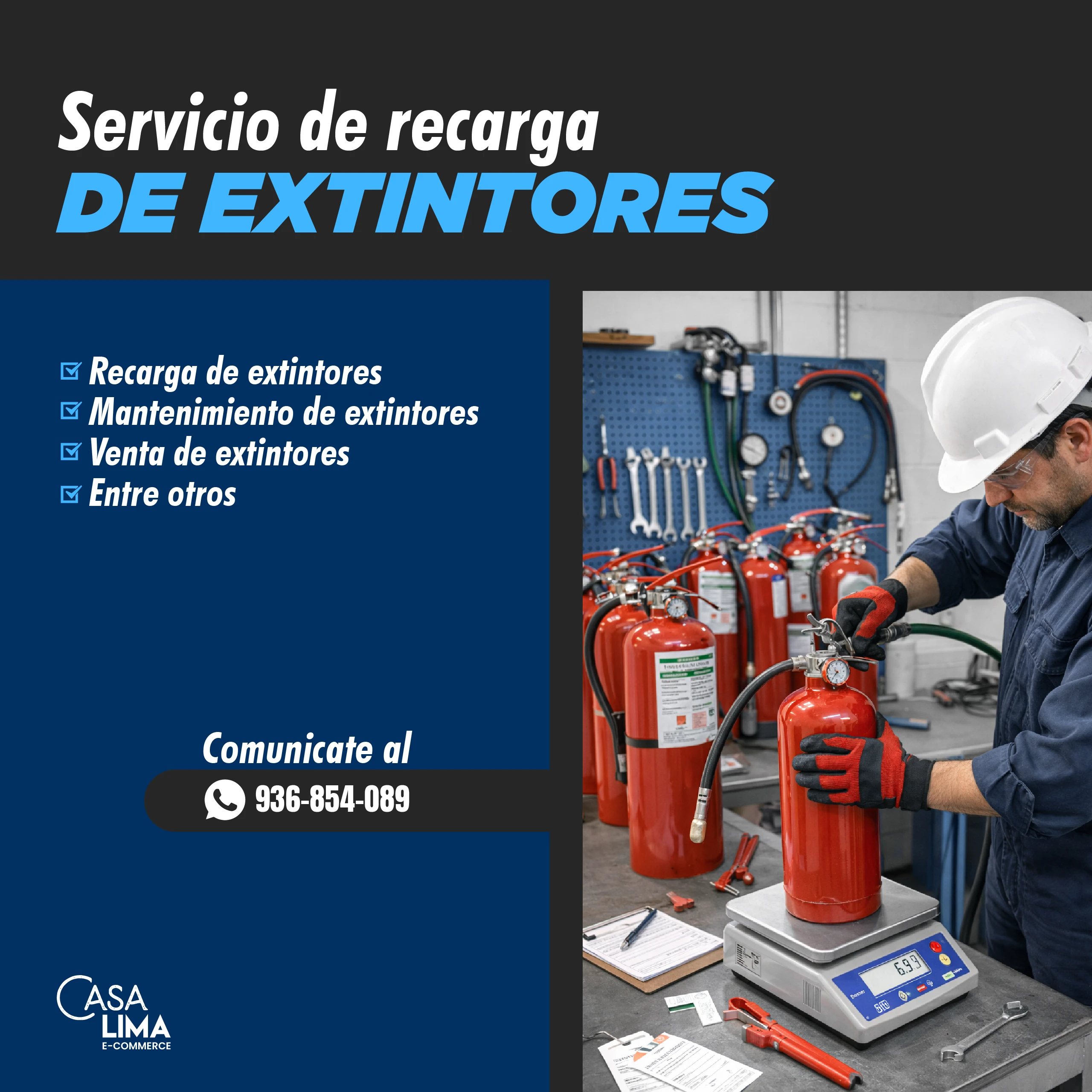 recarga de extintores