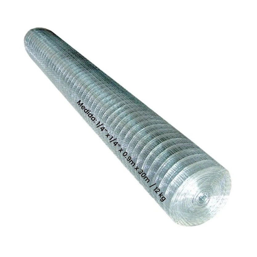 malla cuadrada galvanizado peso 12 kg