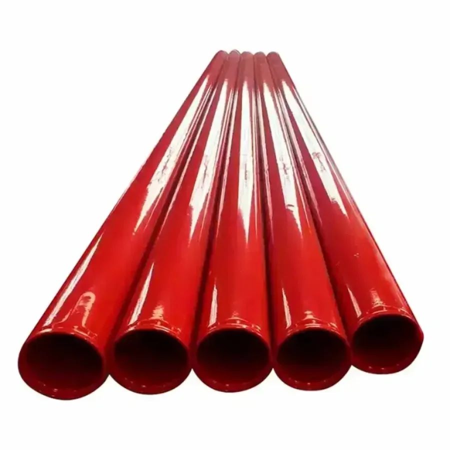 tubo acero rojo 1" x 6 m