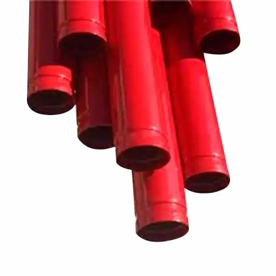 tubo acero rojo 3" x 5.8 m