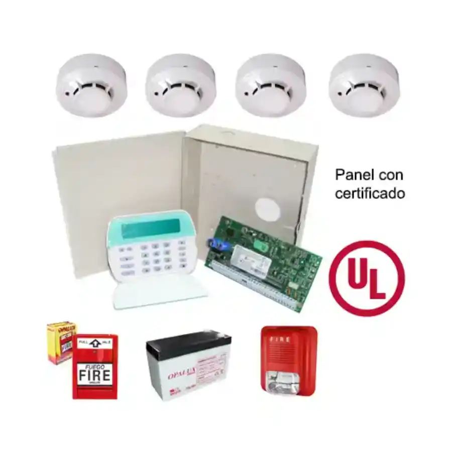 Kit de alarma contra incendio