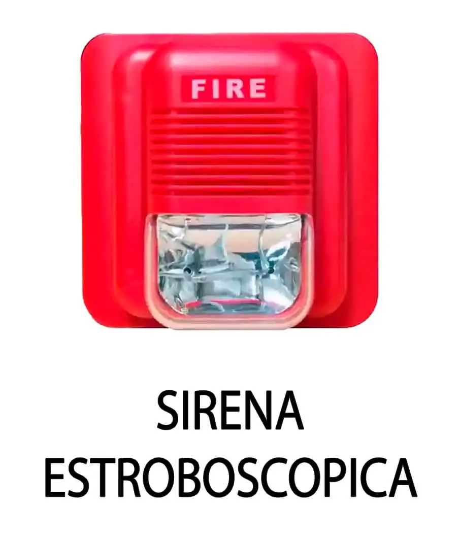 alarma sirena estroboscopica