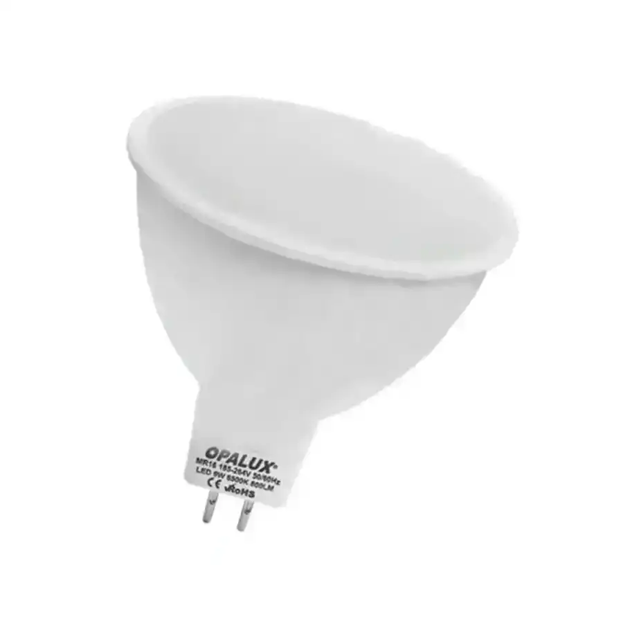 dicroico led 9w luz blanca 6500k 220v color blanco