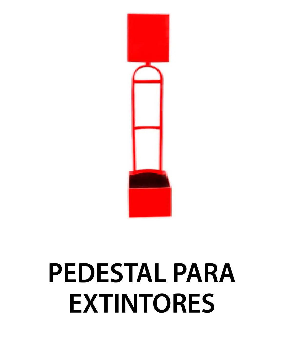 oferta pedestal para extintor