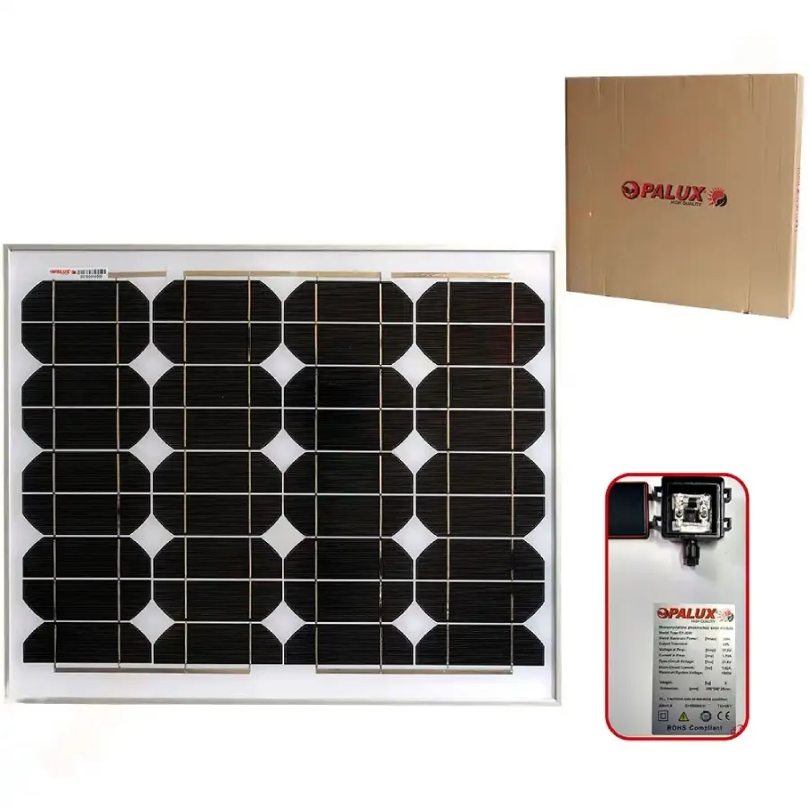 panel solar 30w 12v