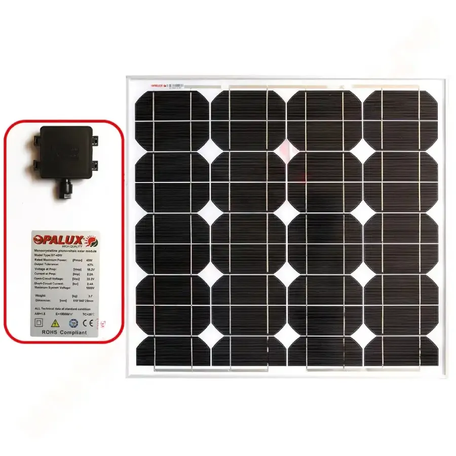 panel solar 40w 12v