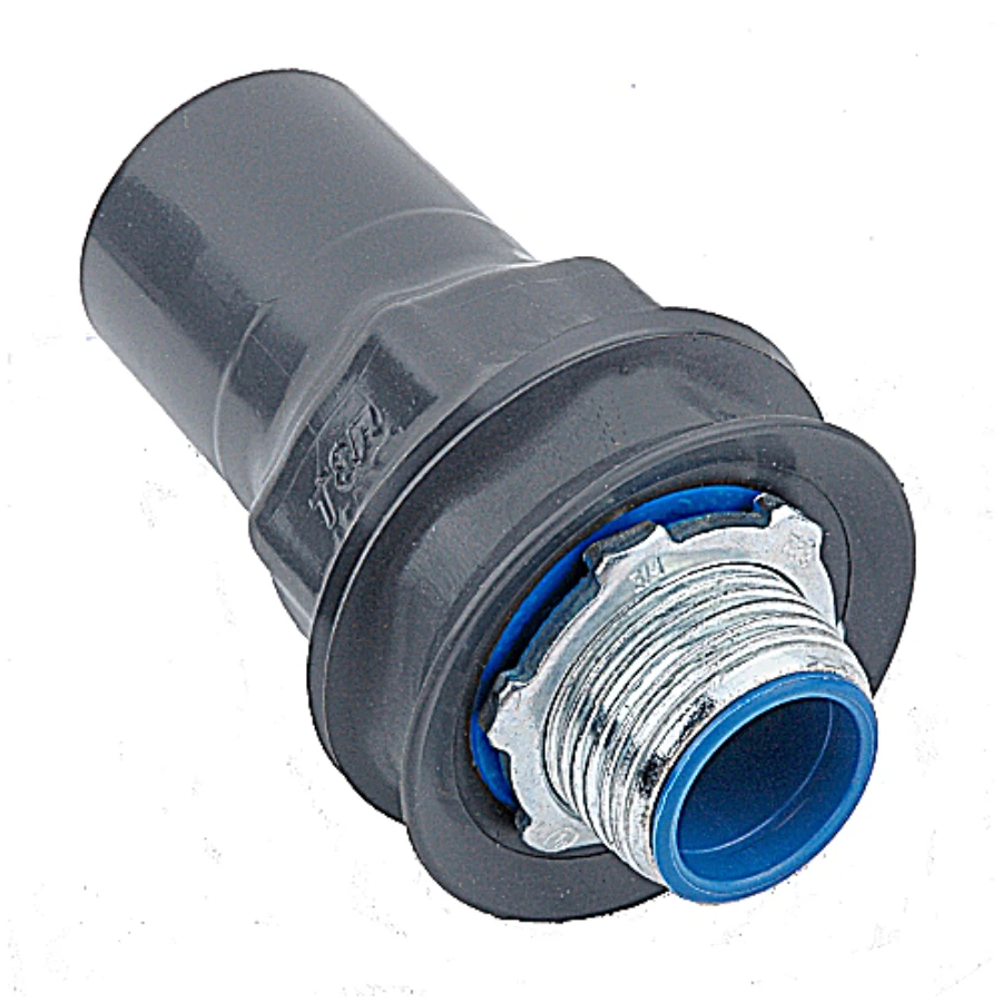 Conector recto para cable PVC 2