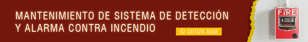 mantenimiento de alarma contra incendio y deteccion