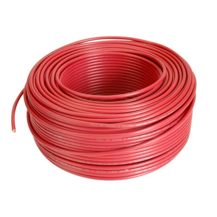 cable 10 awg rojo