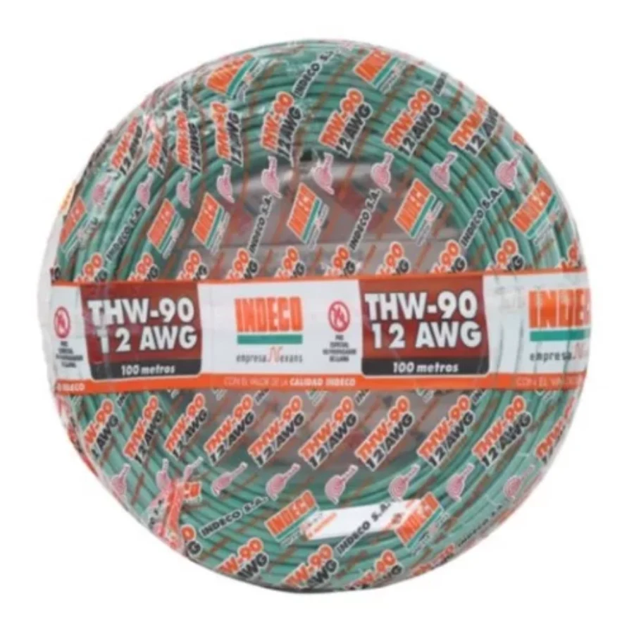 cable 12 awg verde