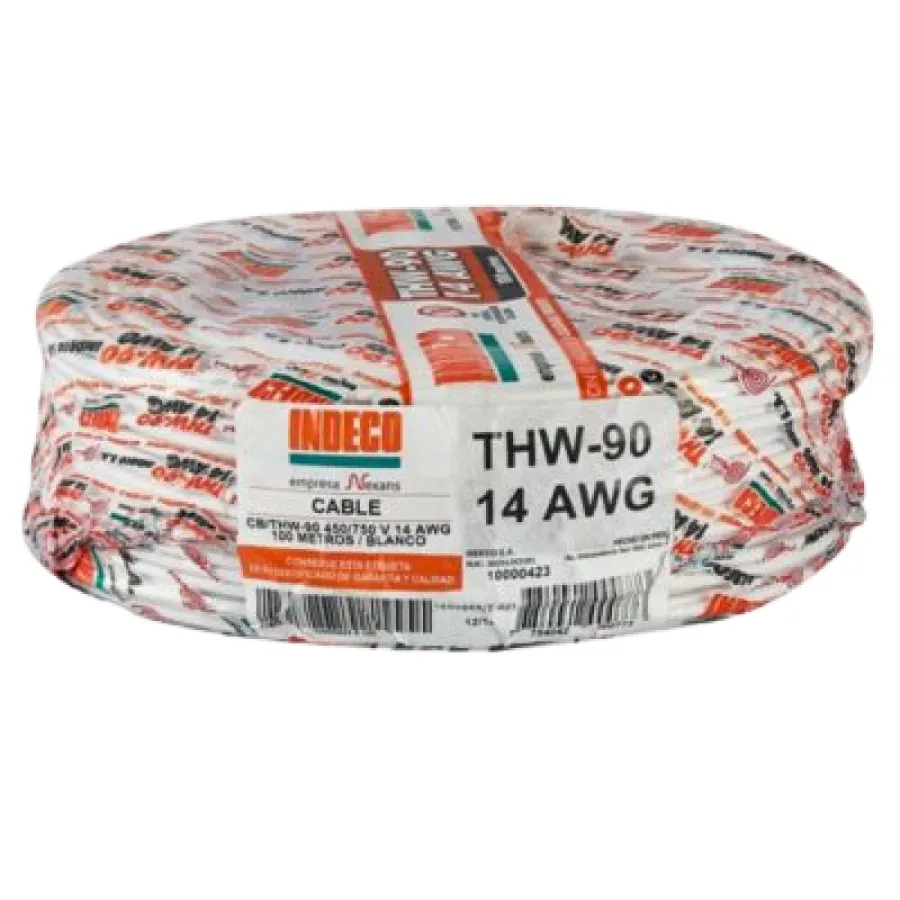 cable 14 awg blanco