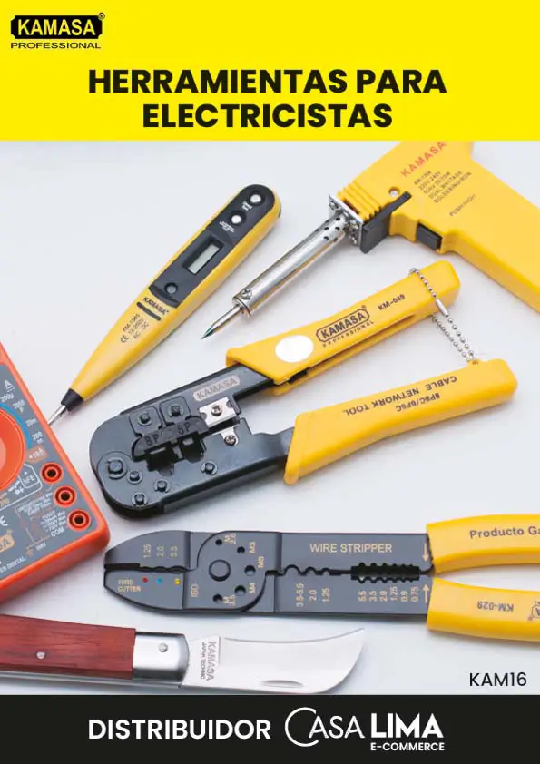 portada de electricistas marca kamasa