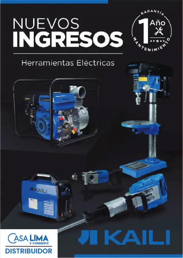 portada de herramientas electricas casa lima