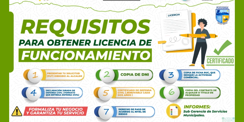 costo de la licencia de funcionamiento