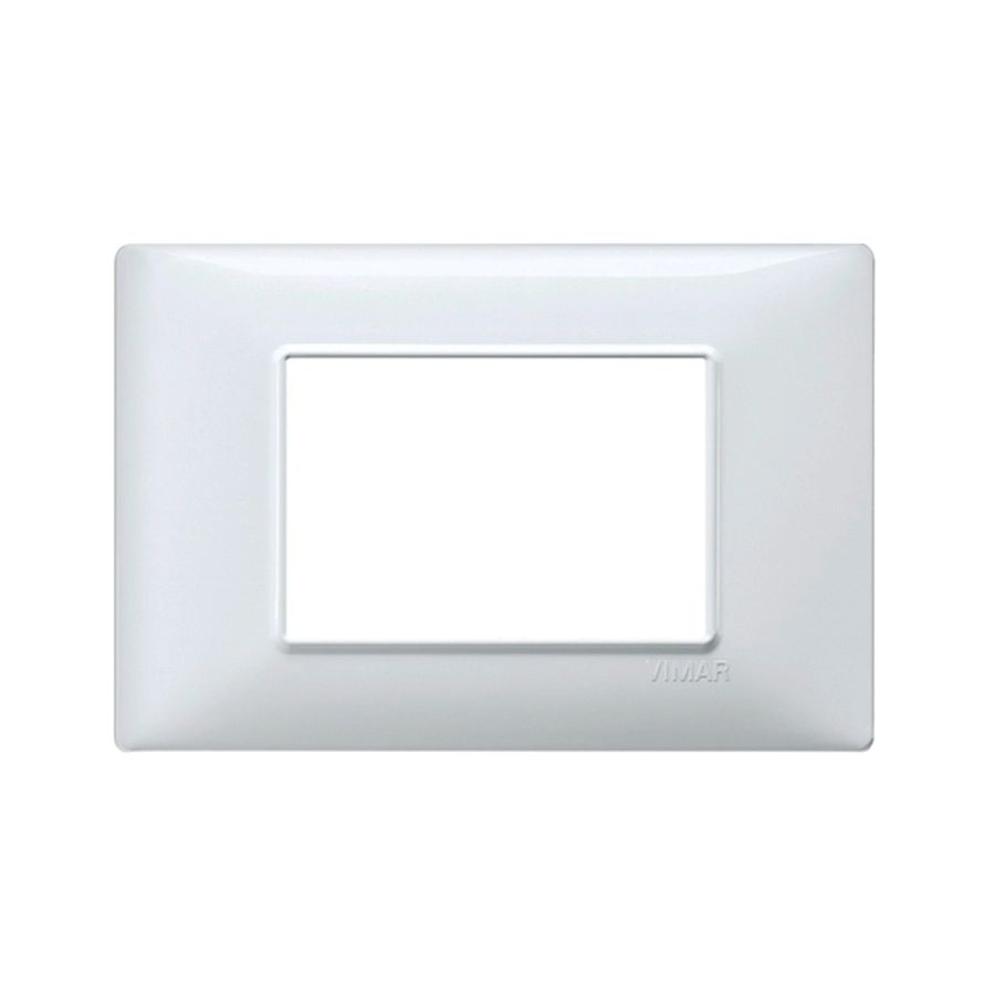 Placa plana blanco