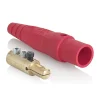 enchufe c/2 pernos rojo