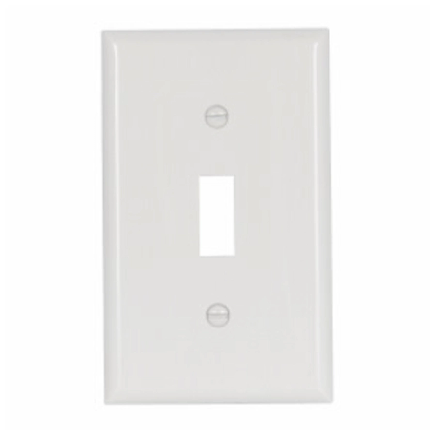 placa simple p/interruptor blanco