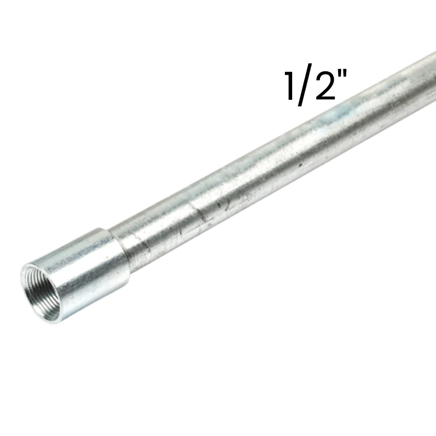 tubo conduit de acero 1/2"