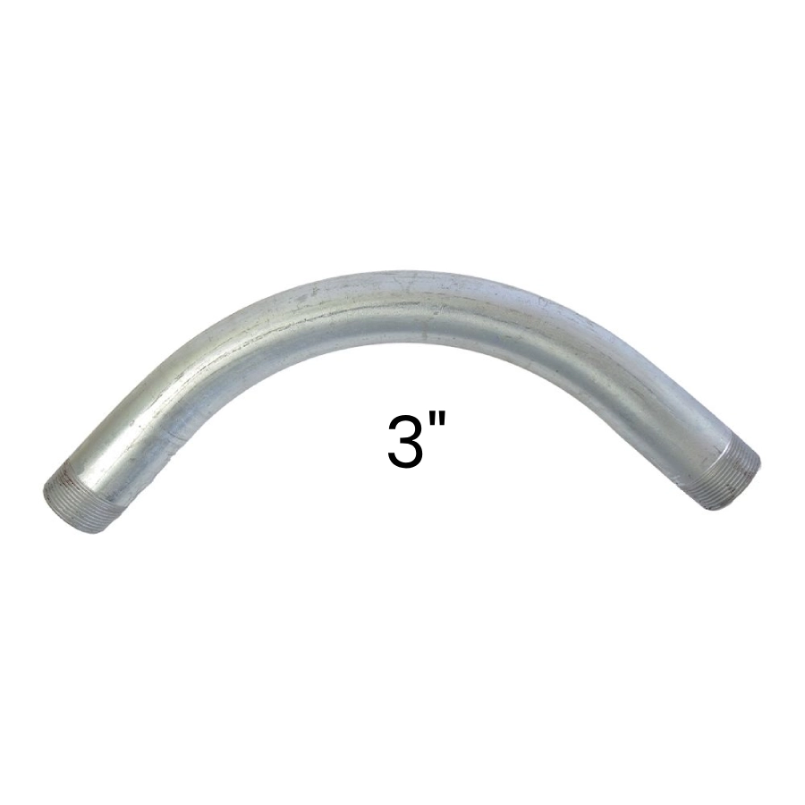 Curva 3" caliente rigid