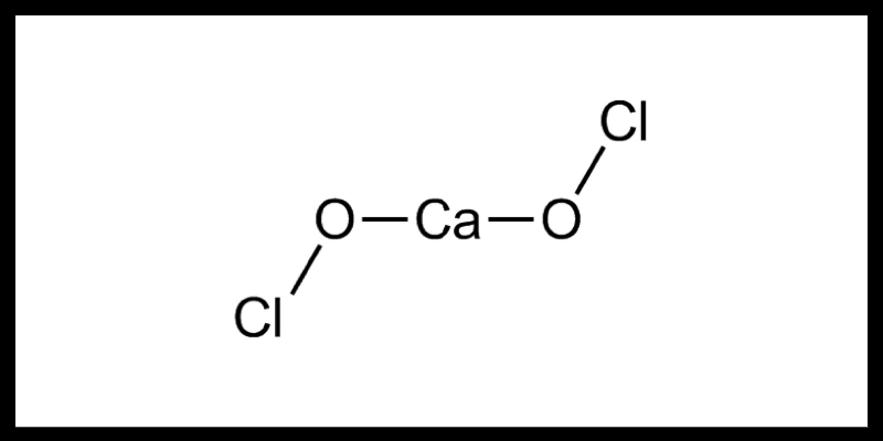 fórmula química del hipoclorito de calcio