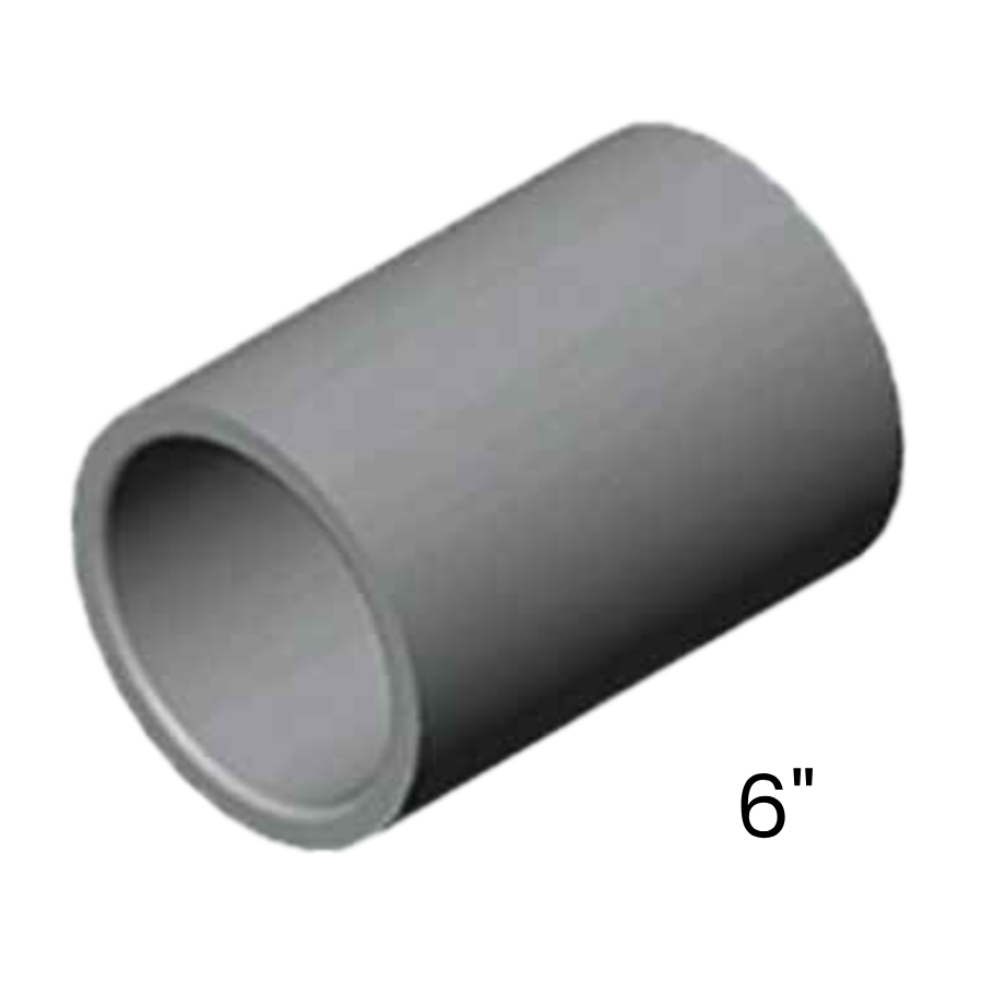 pvc 6" unión sch