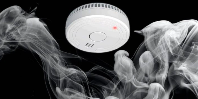 detector de humo óptico