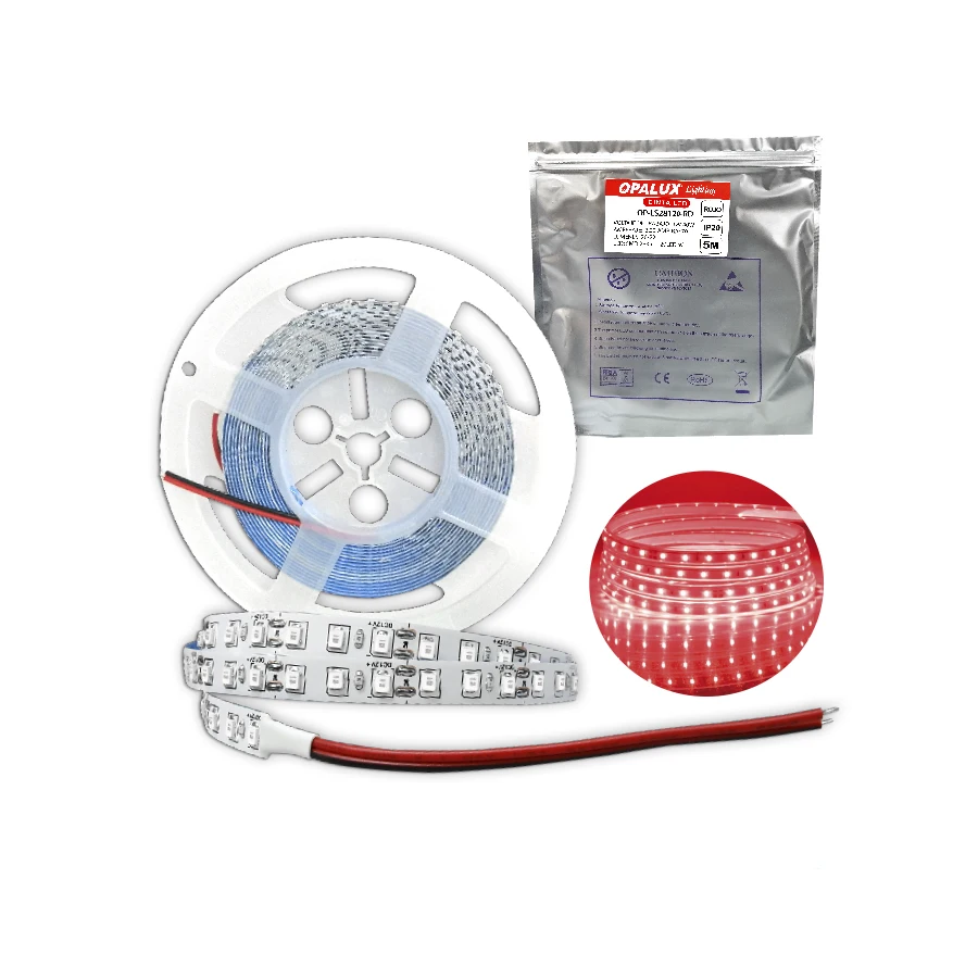 cinta led rojo led2835 5m