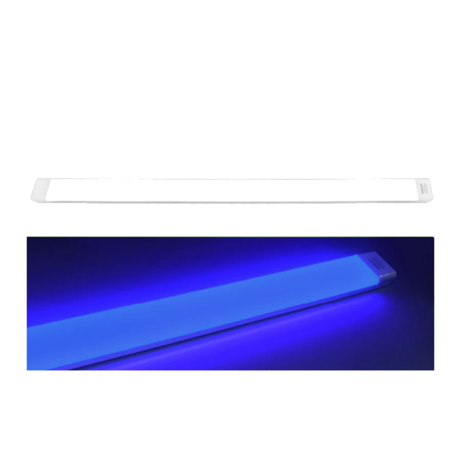 fixture slim led 80w azul