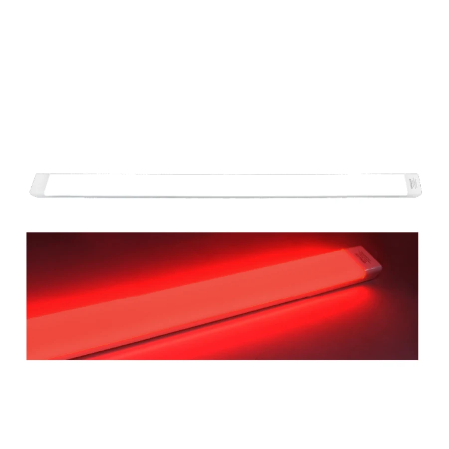 fixture slim led 80w rojo