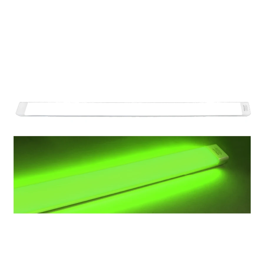 fixture slim led 80w verde