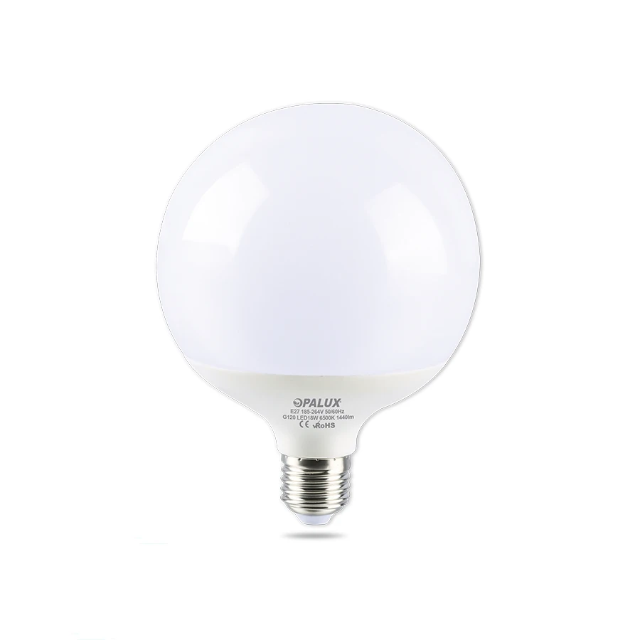 foco led globo 18w e-27 luz blanca