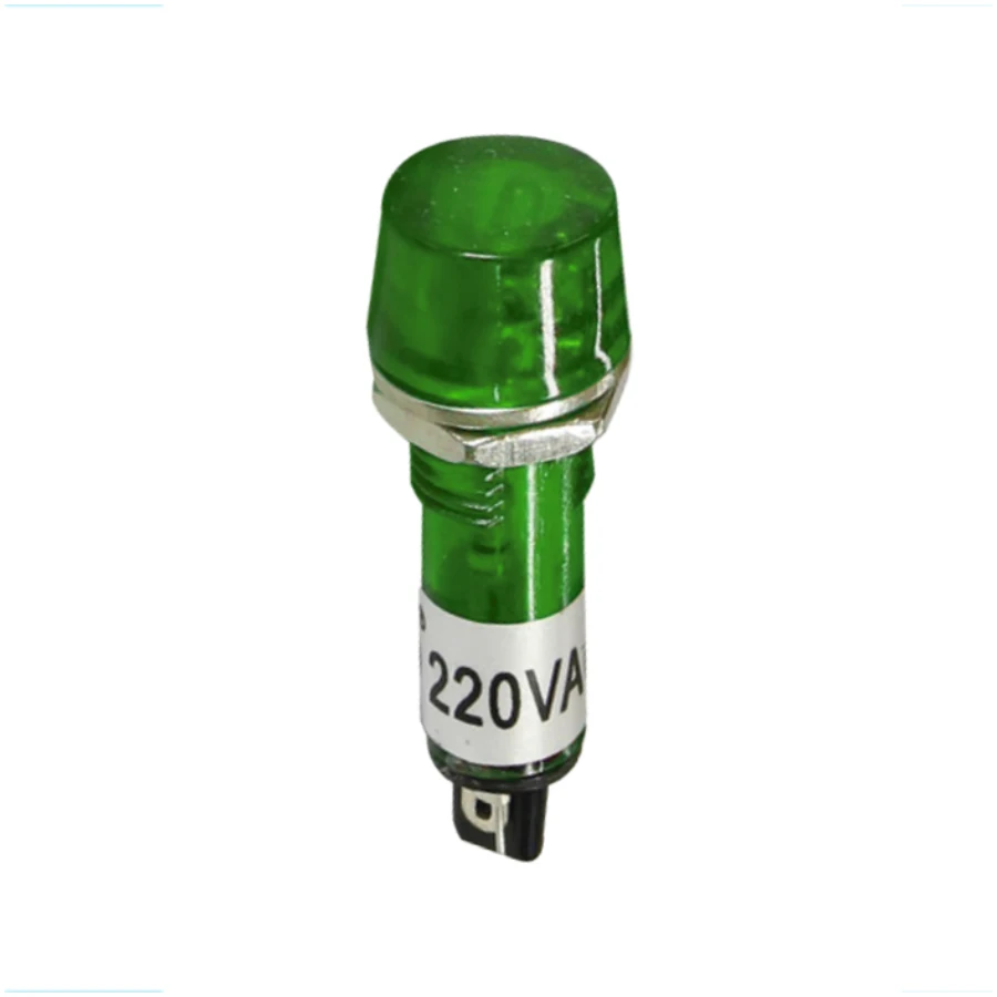 foco neon redondo 220v c/verde chasis