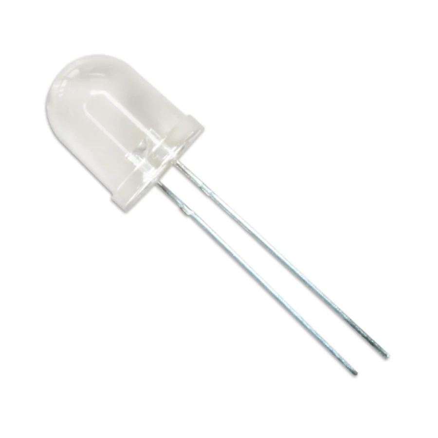 led 10mm transparente verde