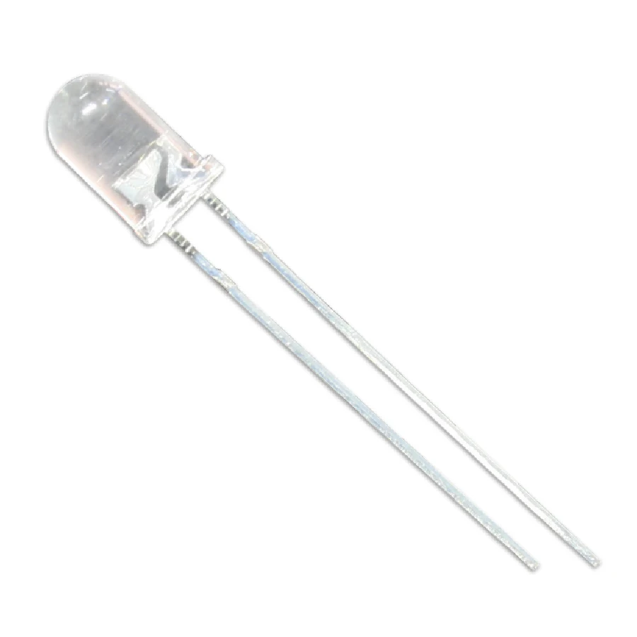 leds 5mm transparente azul