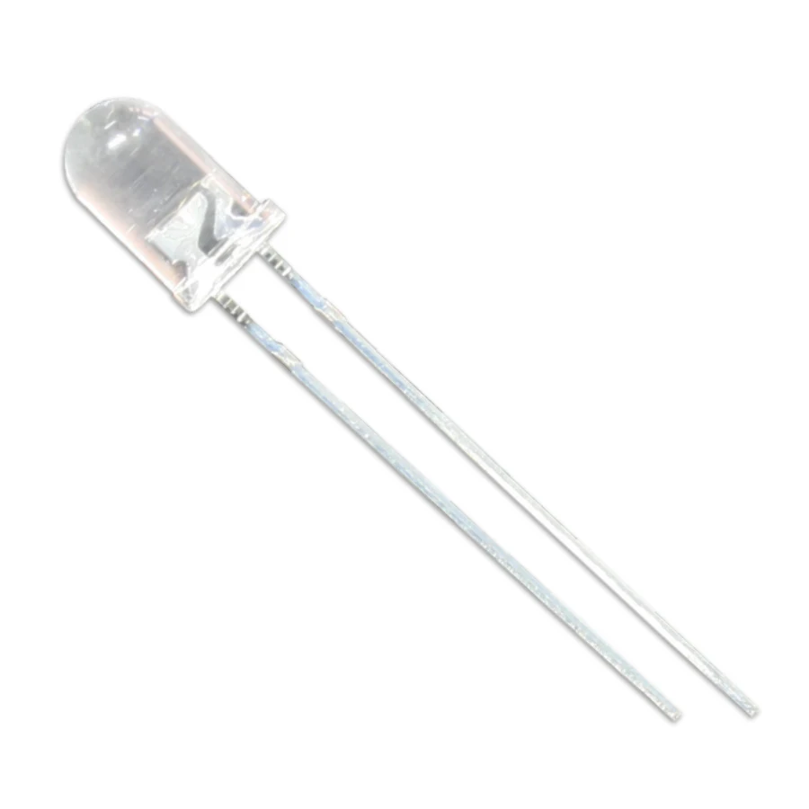 leds 5mm transparente verde