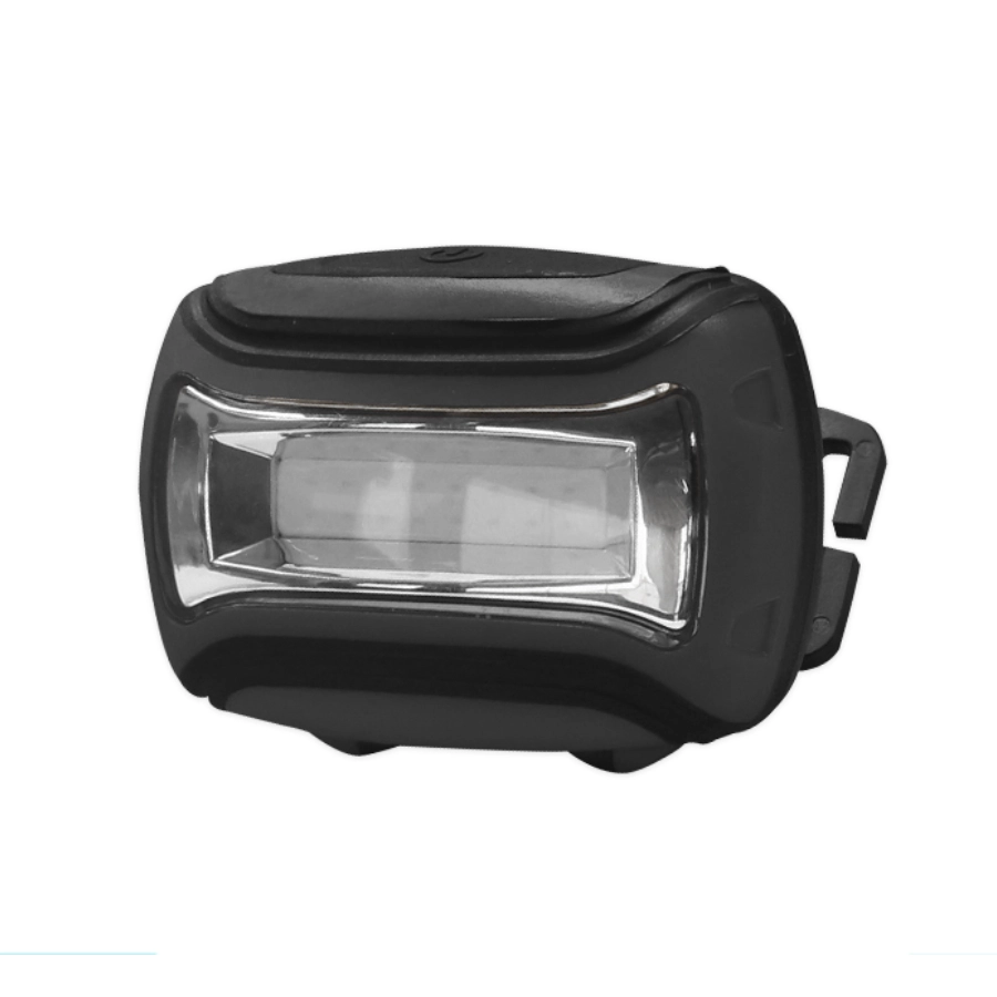 linterna frontal 3w led negro