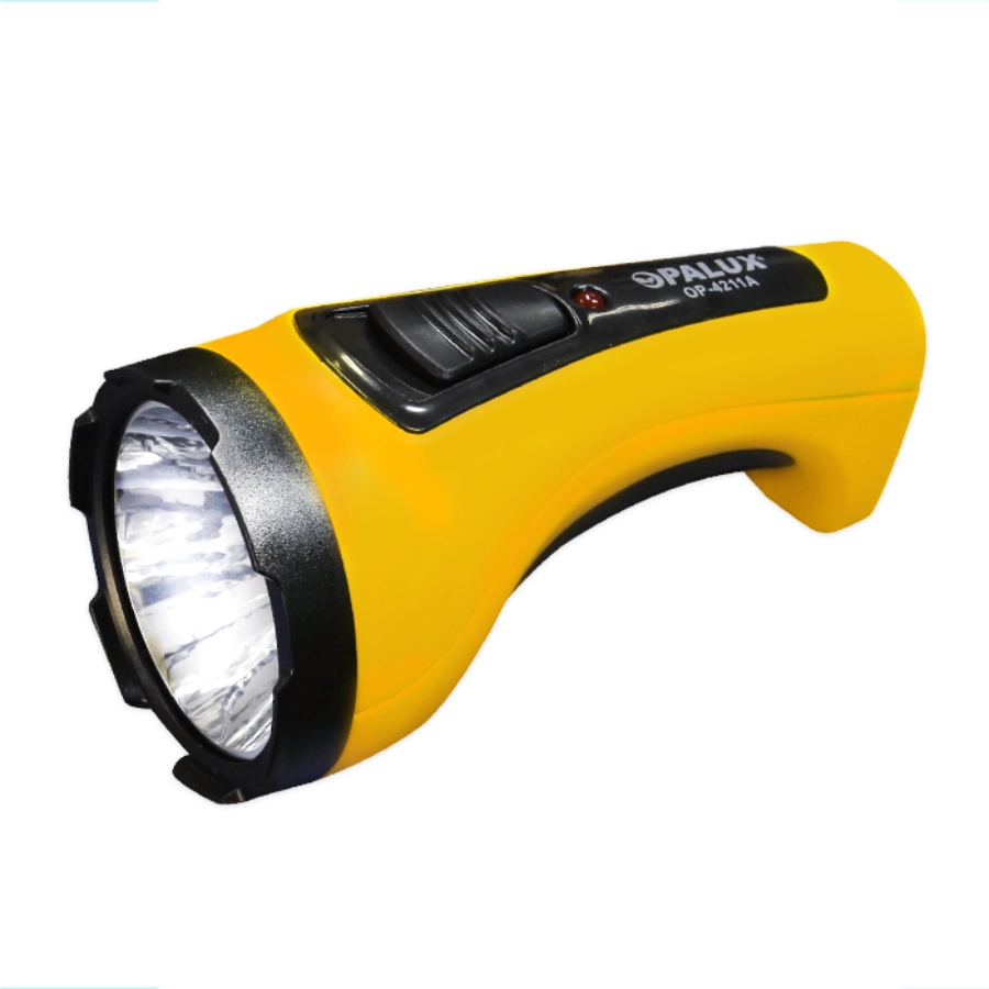 linterna led 2 w recargable amarillo