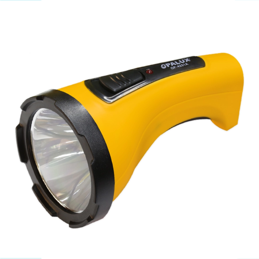 linterna led recargable 5 w amarillo