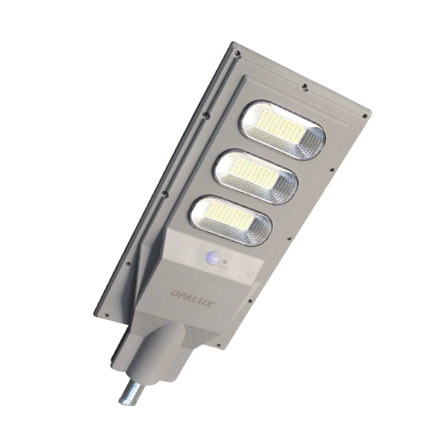 luminaria solar led c/sensor dia noche 14400lm