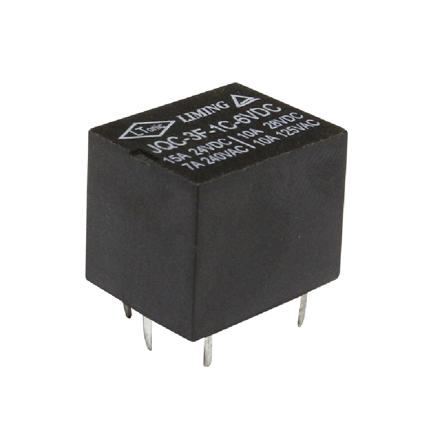 relay 10a/125vac 5pines negro