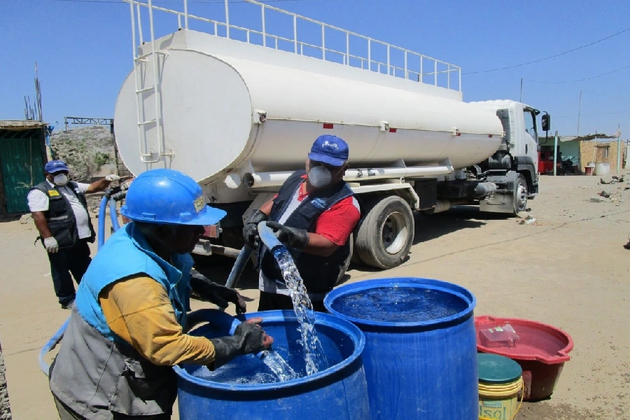 servicios de distribución de agua potable