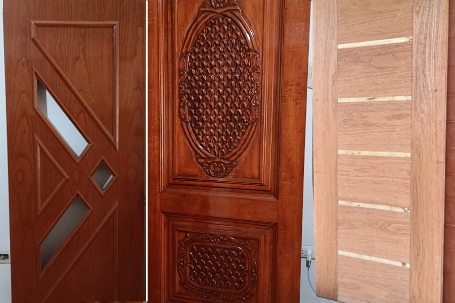 tipos de puerta de madera