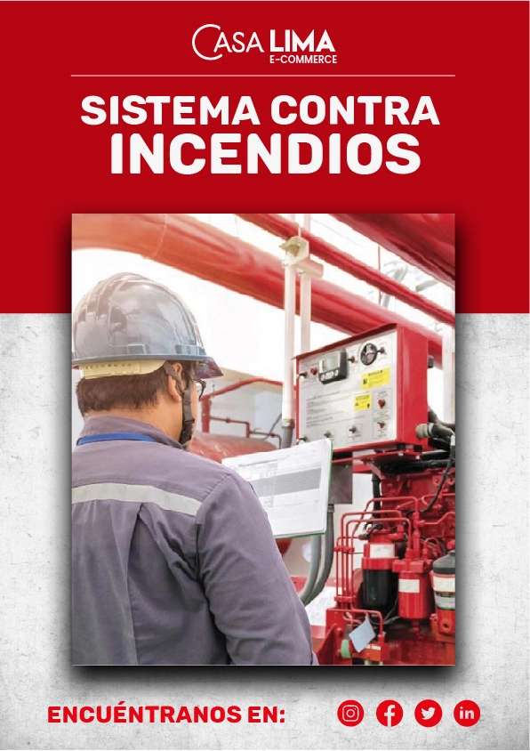 catálogo de sistema contra incendios