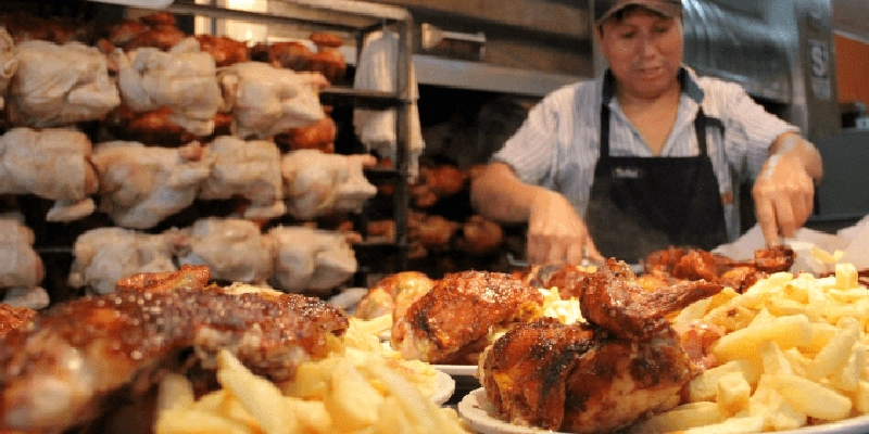 preparacion pollo brasa crujiente