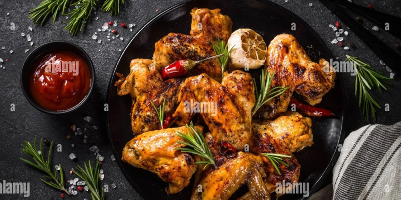 Pollo a la brasa con especias Pollo a la brasa con especias