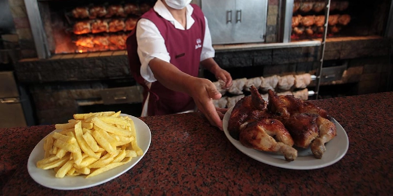 ganacias con el pollo a la brasa