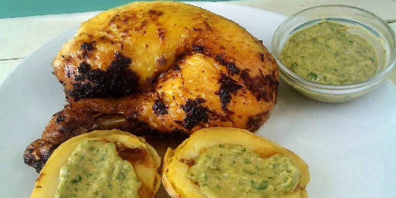 pollo a la brasa y especias pollo a la brasa y especias