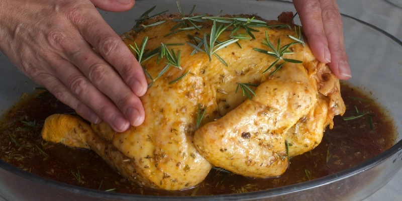 receta de aderezo de pollo