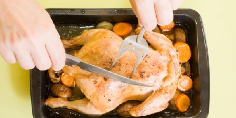 Un pollo bien cocinado