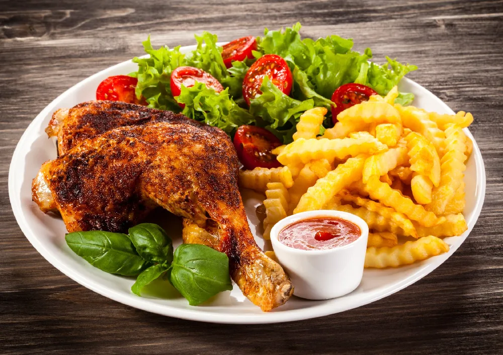 ensalada de col pollo a la brasa